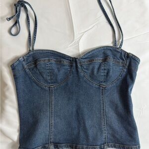 Reformation Denim Blue Women's Top